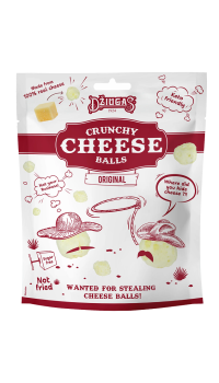 DŽIUGAS Kraukšķīgas, kaltētas cietā siera bumbiņas Lietuva 50g (1/10)