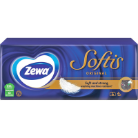 ZEWA Softis Washing machine resistant papīra kabatlakatiņi 1gb (1/10/90
