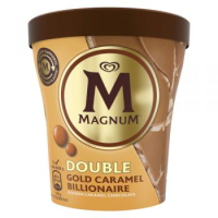 MAGNUM Double Gold Caramel Billionaire saldējums ar karam.mērci 440ml/303g(1/8)