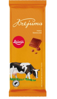 KRĒJUMA piena šokolāde Laima Igaunija 90g (1/14)