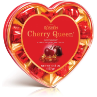 ROSHEN Cherry Queen šokolādes konfektes ar ķiršiem liķierī kastē 122g (1/8)