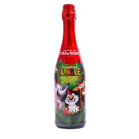 LIVONIA Jungle gāzēts bezalk.dzēriens zemeņu garšu pudele Latvija 0,75L(1/6)DEP+