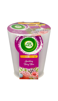 AIR WICK Sparkling Berry Bliss aromātiskā svece ar dzirkst.ogu aromātu Ķīna 220g(1/6)